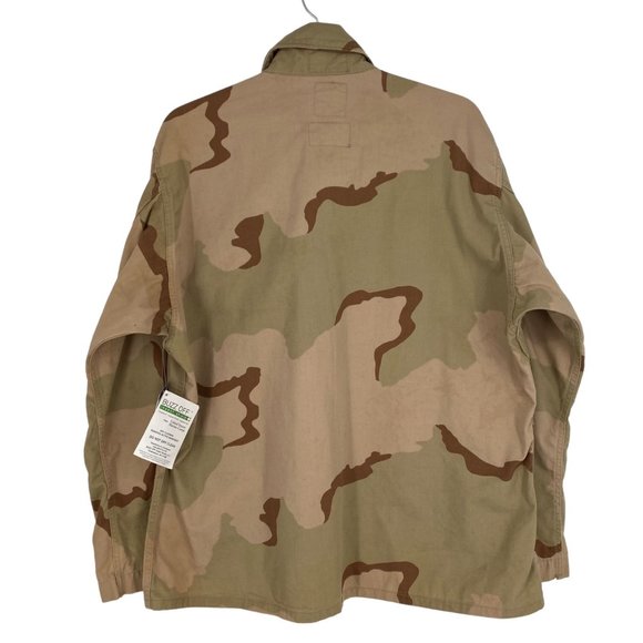 NWT Buzz Off Mens XL Desert Army Camo Jackets Collared Pockets Insect Shield - Picture 8 of 14